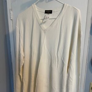 Vintage 90s Versace Istante Mens Long White Shirt Size L